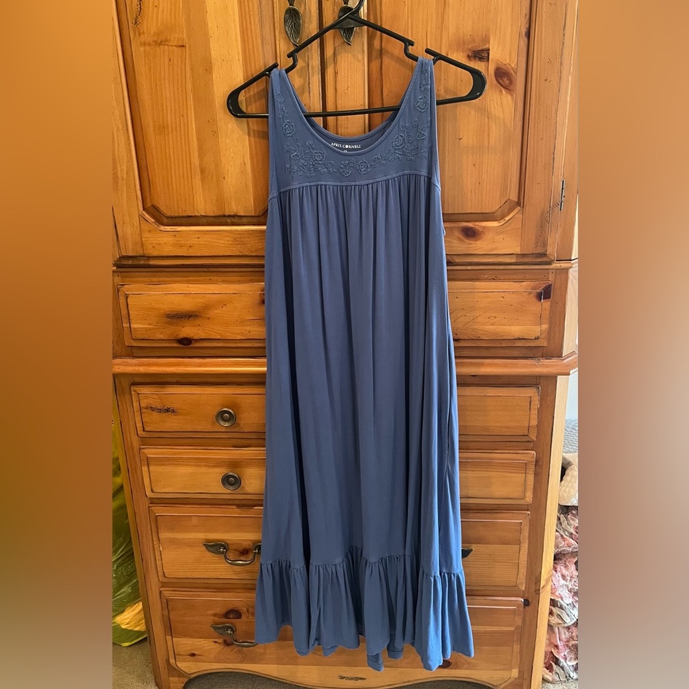 April Cornell Blue Maxi Dress